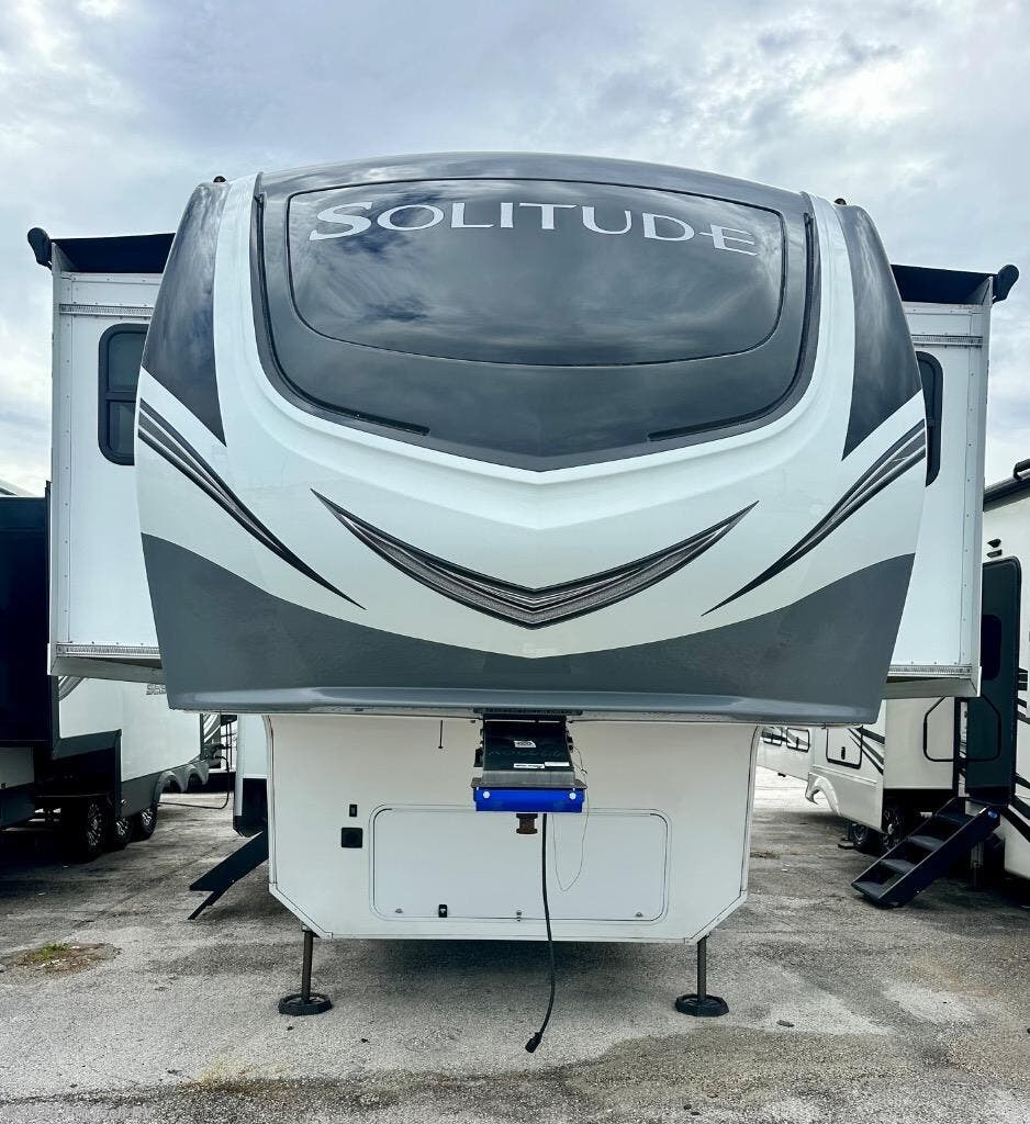 Call now about this 2021 Grand Design Solitude 380fl! 2021 Grand Design Solitude 380fl - Used Fifth Wheel For Sale by ProTech RV in Clermont, Florida