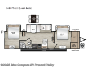 Call now about this 2026 Forest River Aurora 34BHTS (2 Queen Beds)! 2026 Forest River Aurora 34BHTS (2 Queen Beds) - New Travel Trailer For Sale by Blue Compass RV Prescott Valley in Prescott Valley, Arizona features Slideout