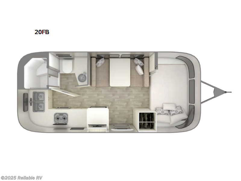 Call now about this 2025 Airstream Bambi 20FB! 2025 Airstream Bambi 20FB - New Travel Trailer For Sale by Reliable RV in Springfield, Missouri