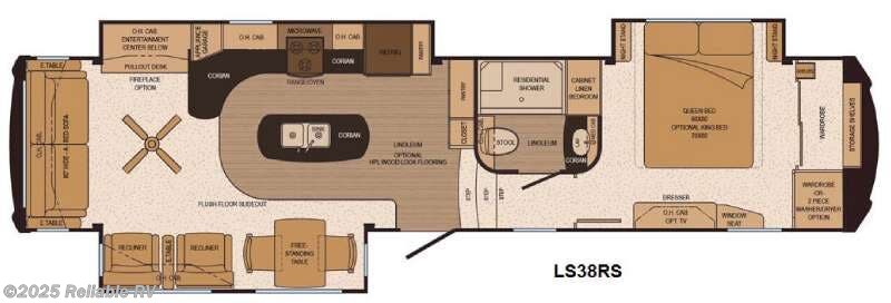 Call now about this 2014 Lifestyle Luxury RV Lifestyle LS38RS! 2014 Lifestyle Luxury RV Lifestyle LS38RS - Used Fifth Wheel For Sale by Reliable RV in Springfield, Missouri features Slideout