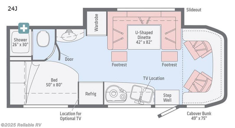 Call now about this 2019 Winnebago View 24J! 2019 Winnebago View 24J - Used Class C For Sale by Reliable RV in Springfield, Missouri features Slideout