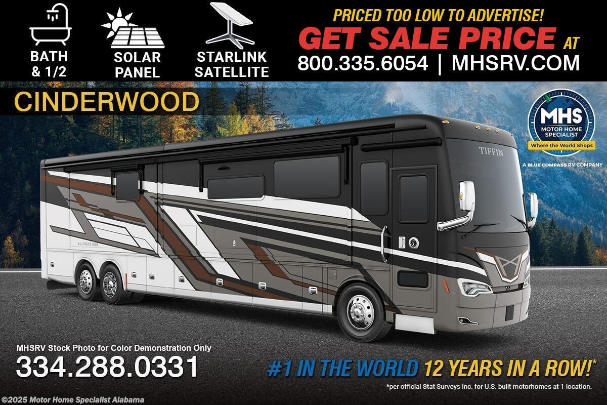 Email now about this 2026 Tiffin Allegro Bus 45OPP! New 2026 Tiffin Allegro Bus 45OPP available in Montgomery, Alabama