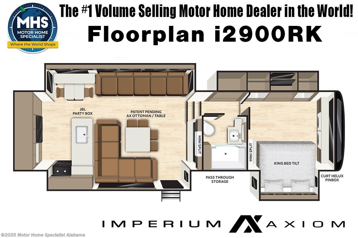 Email now about this 2026 Axiom Imperium I2900RK! New 2026 Axiom Imperium I2900RK available in Montgomery, Alabama