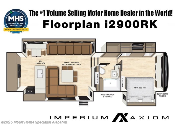 Email now about this 2026 Axiom Imperium I2900RK! New 2026 Axiom Imperium I2900RK available in Montgomery, Alabama
