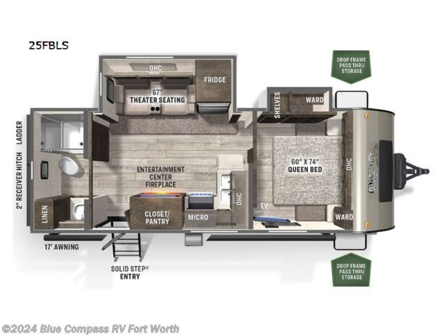 2023 Forest River Flagstaff Micro Lite 25FBLS - New Travel Trailer For Sale by Blue Compass RV Fort Worth in Fort Worth, Texas