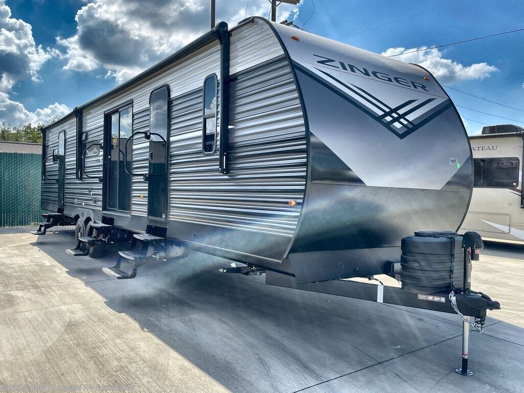 Call now about this 2026 CrossRoads Zinger 390DB! 2026 CrossRoads Zinger 390DB - New Travel Trailer For Sale by Blue Compass RV Fort Worth in Fort Worth, Texas