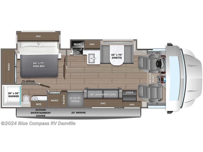 2024 Jayco Greyhawk XL 32U floorplan image