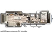 Call now about this 2021 Dutchmen Yukon 400RL! Floorplan of 2021 Dutchmen Yukon 400RL