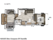 Call now about this 2025 Forest River Wildwood 31KQBTS! 2025 Forest River Wildwood 31KQBTS - New Travel Trailer For Sale by Blue Compass RV Danville in Ringgold, Virginia features Slideout