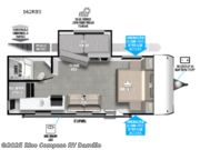 Call now about this 2025 Forest River Wildwood FSX 162RBS! 2025 Forest River Wildwood FSX 162RBS - New Travel Trailer For Sale by Blue Compass RV Danville in Ringgold, Virginia features Slideout