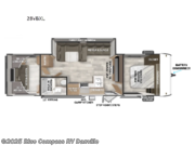 Call now about this 2026 Forest River Wildwood X-Lite 28VBXL! 2026 Forest River Wildwood X-Lite 28VBXL - New Travel Trailer For Sale by Blue Compass RV Danville in Ringgold, Virginia features Slideout