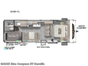 Call now about this 2023 Forest River Wildwood X-Lite 261BHXL! 2023 Forest River Wildwood X-Lite 261BHXL - Used Travel Trailer For Sale by Blue Compass RV Danville in Ringgold, Virginia