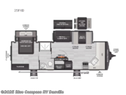 Call now about this 2026 Keystone Cougar Half-Ton 25FKD! 2026 Keystone Cougar Half-Ton 25FKD - New Travel Trailer For Sale by Blue Compass RV Danville in Ringgold, Virginia features Slideout