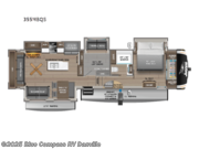 Call now about this 2026 Jayco Eagle 355MBQS! 2026 Jayco Eagle 355MBQS - New Fifth Wheel For Sale by Blue Compass RV Danville in Ringgold, Virginia features Slideout