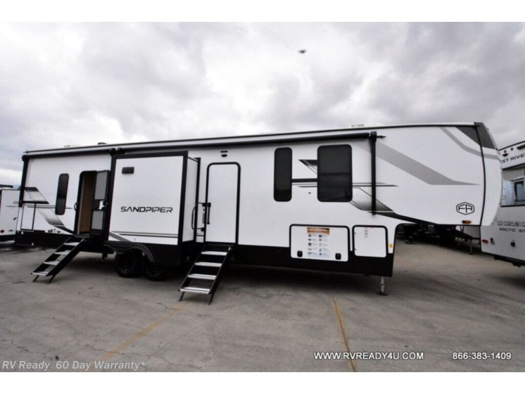 Email now about this 2025 Forest River Sandpiper 3550BH! New 2025 Forest River Sandpiper 3550BH available in Lake Elsinore, California