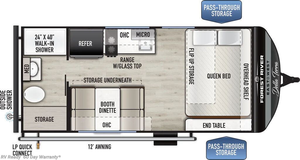 Call now about this 2025 East to West Della Terra LE 160RBXLE! 2025 East to West Della Terra LE 160RBXLE - New Travel Trailer For Sale by RV Ready in Lake Elsinore, California
