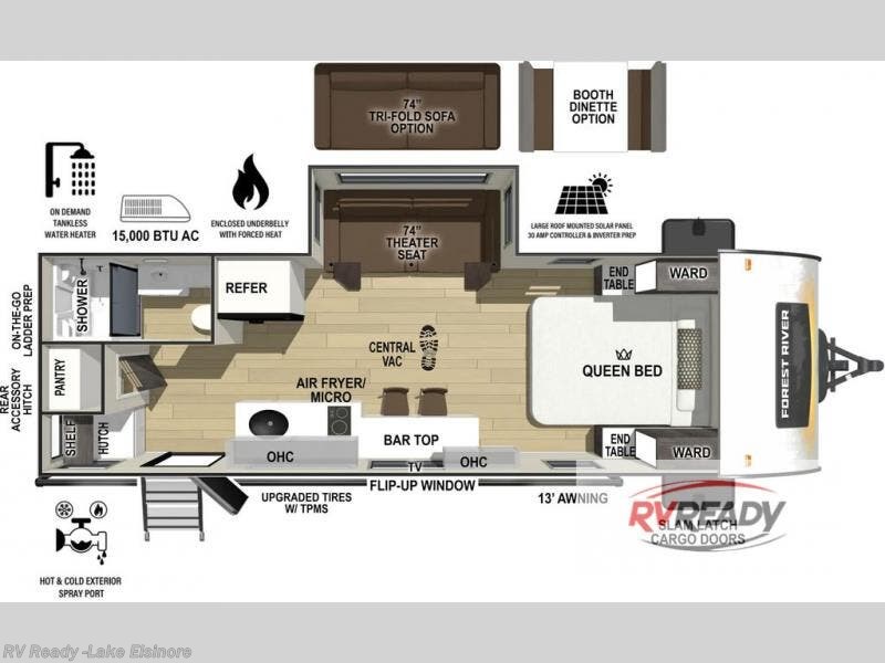Contact us now about this 2026 Forest River R Pod RP-206! 2026 R Pod RP-206 by Forest River from RV Ready in Lake Elsinore, California