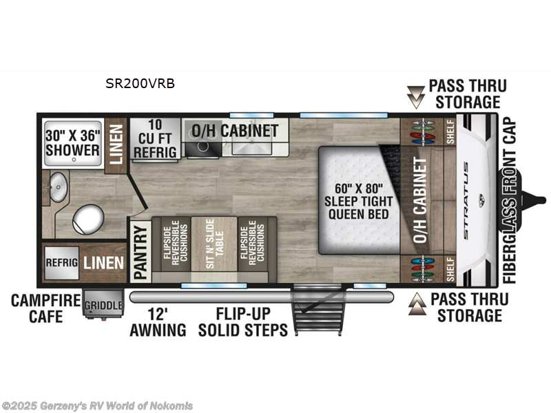 Call now about this 2025 Venture RV Stratus SR200VRB! 2025 Venture RV Stratus SR200VRB - New Travel Trailer For Sale by Gerzeny's RV World of Nokomis in Nokomis, Florida