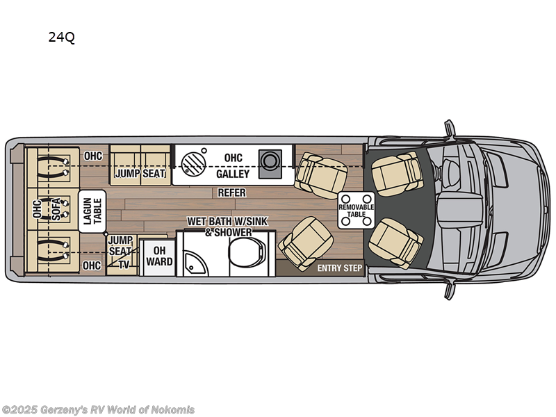 Call now about this 2025 Coachmen Galleria 24Q! 2025 Coachmen Galleria 24Q - New Class B For Sale by Gerzeny's RV World of Nokomis in Nokomis, Florida
