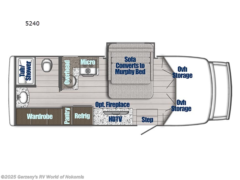 Call now about this 2026 Gulf Stream BT Cruiser 5240B! 2026 Gulf Stream BT Cruiser 5240B - New Class C For Sale by Gerzeny's RV World of Nokomis in Nokomis, Florida features Slideout