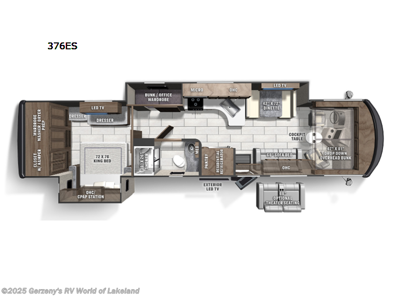 Call now about this 2023 Coachmen Sportscoach SRS 376ES! 2023 Coachmen Sportscoach SRS 376ES - New Class A For Sale by Gerzeny's RV World of Lakeland in Lakeland, Florida features Slideout
