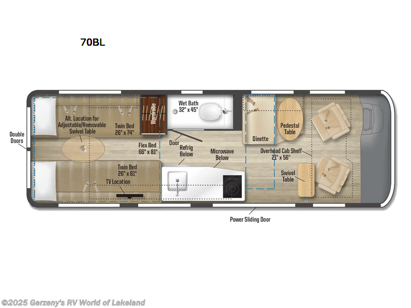 Call now about this 2022 Winnebago Boldt 70BL! 2022 Winnebago Boldt 70BL - Used Class B For Sale by Gerzeny's RV World of Lakeland in Lakeland, Florida