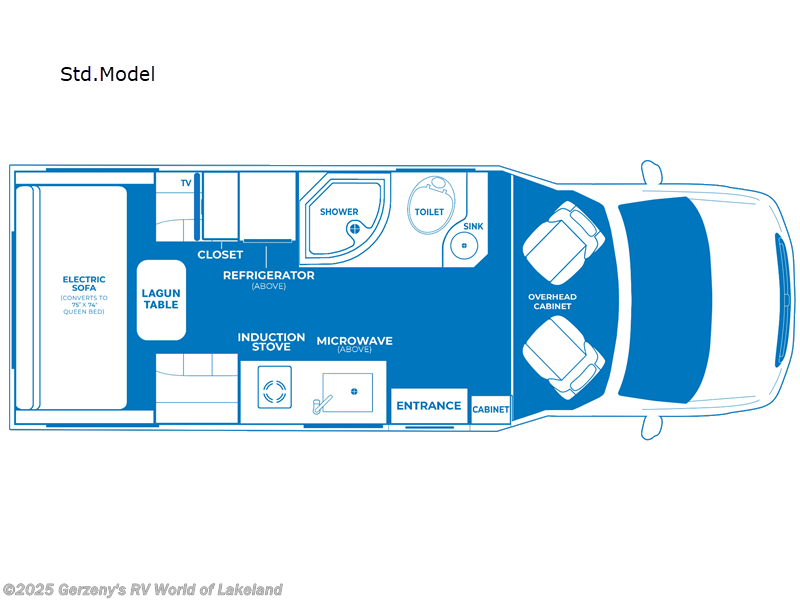 Call now about this 2025 Pleasure-Way Plateau XLTS ! 2025 Pleasure-Way Plateau XLTS - New Class B+ For Sale by Gerzeny's RV World of Lakeland in Lakeland, Florida