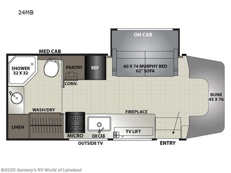 Call now about this 2023 Coachmen Prism 24MB! 2023 Coachmen Prism 24MB - Used Class C For Sale by Gerzeny's RV World of Lakeland in Lakeland, Florida features Slideout