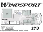 Call now about this 2019 Thor Motor Coach Windsport 27B! 2019 Thor Motor Coach Windsport 27B - Used Class A For Sale by RV World Recreation Vehicle Center in Yuma, Arizona features Air Conditioning