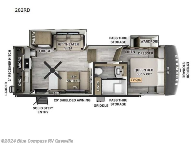2024 Forest River Rockwood Signature 282RD - New Fifth Wheel For Sale by Blue Compass RV Gassville in Gassville, Arkansas