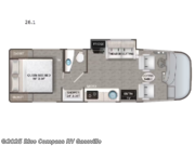 Call now about this 2026 Thor Motor Coach Vegas 26.1! 2026 Thor Motor Coach Vegas 26.1 - New Class A For Sale by Blue Compass RV Gassville in Gassville, Arkansas features Slideout
