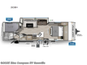 Call now about this 2026 Forest River Cherokee Grey Wolf 26DBH! 2026 Forest River Cherokee Grey Wolf 26DBH - New Travel Trailer For Sale by Blue Compass RV Gassville in Gassville, Arkansas features Slideout