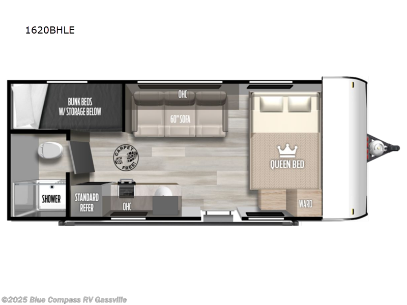 Call now about this 2023 Forest River Ozark 1620BHLE! 2023 Forest River Ozark 1620BHLE - Used Travel Trailer For Sale by Blue Compass RV Gassville in Gassville, Arkansas