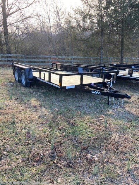 New 2022 CAM Superline 7x14 TA Tube Top with Ramp For Sale by Blue Ridge Trailer Sales available in Ruckersville, Virginia