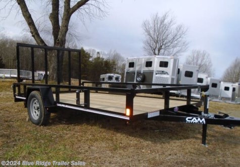 New 2022 CAM Superline 7x12 SA Tube Top w/ramp For Sale by Blue Ridge Trailer Sales available in Ruckersville, Virginia
