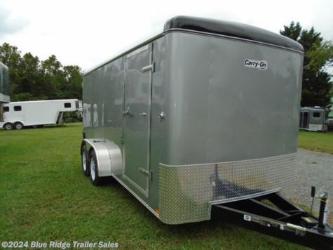 New 2022 Carry-On 7x16 w/Rear Ramp, 6'6\" Tall For Sale by Blue Ridge Trailer Sales available in Ruckersville, Virginia