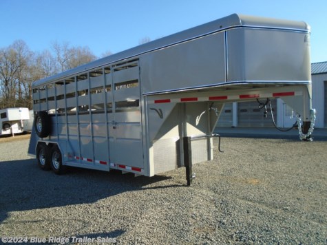 New 2023 Valley Trailers 18' GN Stock Trailer, 7'6\"x6'8\" For Sale by Blue Ridge Trailer Sales available in Ruckersville, Virginia