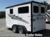 New 2 Horse Trailer - 2024 Hawk Trailers 2H BP w/Dress, 7'6"x6'8" Horse Trailer for sale in Ruckersville, VA