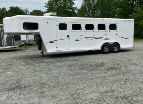 4 Horse Trailer - 2020 Trails West Classic 4H SL GN w/Dress, 7'6"x7' available Used in Ruckersville, VA