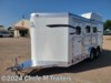 2024 Platinum Coach 3 HBP 8 WIDE + MANGERS 3 Horse Trailer For Sale at Circle M Trailers in Kaufman, Texas