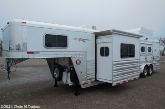 3 Horse Trailer - 2025 Platinum Coach Outlaw 3H 12'8" Side Load with Slide Out!! BEAUTIFUL!! available New in Kaufman, TX