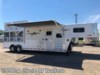 2025 Platinum Coach Outlaw 3 Horse 10' 8" SW Outlaw SLIDE OUT w/ 72" Sofa! 3 Horse Trailer For Sale at Circle M Trailers in Kaufman, Texas