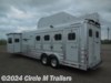 2025 Platinum Coach Outlaw 4 Horse REVERSE Load 14'8" SW Tri-Fold Sofa 4 Horse Trailer For Sale at Circle M Trailers in Kaufman, Texas