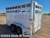 Used 2 Head Livestock Trailer - 2003 EBY Maverick 13' Stock, TWO SECTIONS Livestock Trailer for sale in Kaufman, TX
