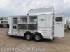 2024 Platinum Coach 3 Horse Bumper Pull MANGERS 3 Horse Trailer For Sale at Circle M Trailers in Kaufman, Texas