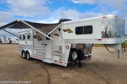 3 Horse Trailer - 2024 Platinum Coach Outlaw 3HGN w/ 8'10" SW Outlaw GENERATOR available New in Kaufman, TX