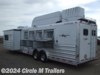 2025 Platinum Coach Outlaw 4 Horse 14'6" SW with 10' Slide out 4 Horse Trailer For Sale at Circle M Trailers in Kaufman, Texas