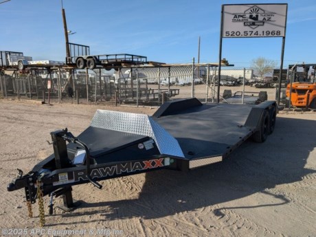 Rockguard, Steel Deck, Torsion Axles, X-Track Ready, Slide Out Ramps, D-Rings, Winch Plate, 6&quot; I-Beam, Drive Over Fenders!&lt;br&gt; &lt;br&gt; **CALL FOR AVAILABILITY; TRAILER NOT GUARANTEED TO BE IN STOCK**&lt;br&gt;&lt;br&gt;The SLX trailer is a top-notch car hauler with a robust design, featuring a 2 in. treated lumber deck for durability and 6&#39; slide-in channel ramps for easy loading. Drive-over fenders made of 3/16 in. tread plate add convenience and protection. The integrated tool box in the tongue offers storage, and the X Track ready feature allows customizable tie-down options. Whether you&#39;re transporting classic cars, sports cars, or everyday vehicles, the SLX trailer is engineered for exceptional performance and peace of mind.&lt;br&gt;&lt;br&gt;&lt;br&gt;2-5/16&amp;#8221; Adj Coupler - 10k Side Wind Drop Leg Jack&lt;br&gt;Integrated Tool Box in Tongue - Tongue Length: 58&quot;&lt;br&gt;3/16&quot; Steel Plate Cobra Neck&lt;br&gt;G12 Thread Plate Diamond Plate Deck&lt;br&gt;Winch Ready Plate On Deck12G Steel Diamond Plate Rock Guard - 12G Formed Plate Sides&lt;br&gt;(8) D-Rings - X Track Ready - Snap D-Rings Sold Separately&lt;br&gt;3/16&amp;#8221; Tread Plate Drive Over Fenders&lt;br&gt;6&quot; x 12lb I Beam Frame - 3&quot; Channel 16&quot; OC Crossmembers&lt;br&gt;6&#39; Slide-In Channel Ramps&lt;br&gt;ST235/80R16 10 Ply Tires - Spare Mount- Tire Not Incl&lt;br&gt;(2) 5,200lb Torsion Axles w/ Elec Brakes&lt;br&gt;LED Lighting - All Weather Wiring Harness - 7-Way Plug&lt;br&gt;Powder Coat Paint&lt;br&gt;5 Year Dexter Axle Warranty&lt;br&gt;3 Year Structural / 1 Year Paint Warranty&lt;br&gt;&lt;br&gt;The Advertised Prices Do Not Include:&lt;br&gt;*Licensing&lt;br&gt;*Tax&lt;br&gt;&lt;br&gt;Come In &amp;amp; See Us At:&lt;br&gt;7291 S. Frances Ave.&lt;br&gt;Call Us At: 520-574-1968&lt;br&gt;&lt;br&gt;Visit Us on the Web: www.apctrailers.com&lt;br&gt;&lt;br&gt;Remember we handle all your Trailer Sales, Parts, Service &amp;amp; Repair Needs!!!&lt;br&gt;&lt;br&gt;-We have over 300 trailers in stock for you to choose from&lt;br&gt;-We repair trailers of all types &amp;amp; brands&lt;br&gt;-Over 10,000 sq. ft. of parts&lt;br&gt;-We install parts, weld &amp;amp; customize trailers&lt;br&gt;&lt;br&gt;Please call or stop in today to meet with our family of staff members &amp;amp; get yourself a new trailer! www.apctrailers.com&lt;br&gt;&lt;br&gt;*Inventory Viewing Hours:&lt;br&gt;MONDAY: 8:30AM - 4:30PM&lt;br&gt;TUESDAY: 8:30AM - 4:30PM&lt;br&gt;WEDNESDAY: 8:30AM - 4:30PM&lt;br&gt;THURSDAY: 8:30AM - 4:30PM&lt;br&gt;FRIDAY: 8:30AM - 4:30PM&lt;br&gt;SATURDAY:10:00AM - 1:30PM&lt;br&gt;SUNDAY: Closed&lt;br&gt;&lt;br&gt;Keywords: Apc trailers, cargo trailers for sale Tucson, iron bull trailers, trailers for sale Tucson, apc equipment, trailer sales Tucson, apc trailers Tucson, car hauler trailer, dump trailer for sale, Tucson trailer sales, dump trailers for sale Tucson, horse trailers for sale Tucson, apc trailer, coffee creek trailers, landscape trailer, buy tilt trailers, tilt trailer dealership, gooseneck trailers near me, tilt cargo trailers for sale, trailer accessories and parts, east Texas trailer dealer, east Texas trailer, trailer parts delco prices, equipment trailers for sale, truckbed, truck beds for sale, flatbed, flatbed truck, flatbed dealer, enclosed trailer for sale, enclosed trailer Tucson, dump trailer, dump trailer for sale, aluma trailer, aluma trailers Tucson, car haulers, car trailers Tucson, stock and horse trailer, CM truck bed, Norstar truck beds, trailer dealership Tucson, rawmaxx trailer, rawmaxx Arizona, rawmaxx Tucson, utility trailer, enclosed trailer supply, used cargo trailers for sale near me, pickup truck beds, atv trailers, cargo trailer parts, motorcycle trailer, wells cargo trailers, haulmark trailers, atv trailers for sale, new trailers for sale, aluma trailer prices, aluma trailers Arizona, aluminum trailers for sale, car haulers for sale, cargo express trailers for sale, CM RD bed, CM TMX bed, CM SK bed, timpte 1020, timpte 720, landscape trailer, pre-owned inventory, top hat utility trailer, bwise trailers, bwise dealership, auto trailers, aluma lite, bear track, primo, big tex, CAM superline, car mate, cargo mate, cargopro, cargo pro trailers, carry on trailer, carry-on trailer, continental cargo, cargo wagon trailer, covered wagon trailers, hh trailer, H&amp;amp;H, diamond c, hilsboro, horizon trailer, iron panther trailers, lamar, load rite, load trail, look trailers, maxxd, gr trailers, gr bumpers, mirage trailers, pace American trailers, pj trailers, stealth trailers, alcom, zi http://www.apctrailers.com/--xInventoryDetail?id=16515523