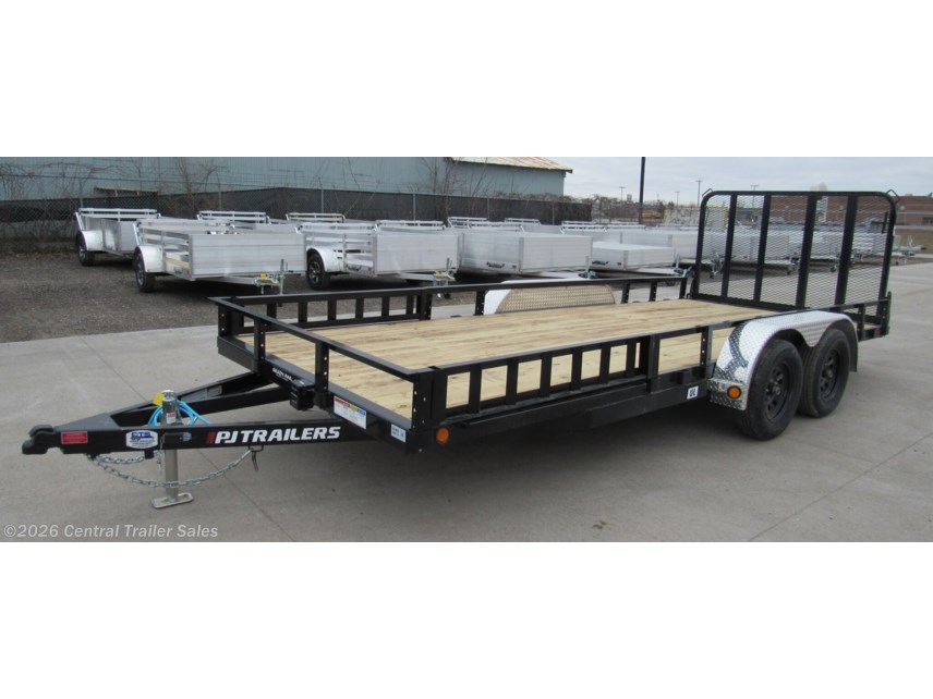 New 2026 PJ Trailers UL 83"x18ft Utility available in East Bethel, Minnesota