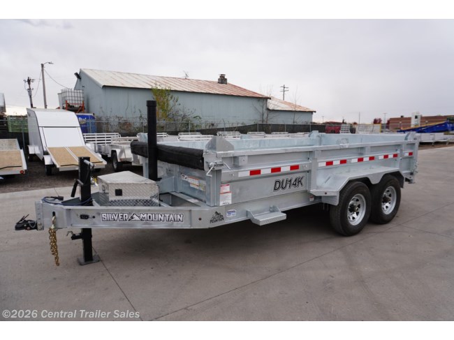 2025 Silver Mountain Trailers 83"x14ft Galvanized Dump